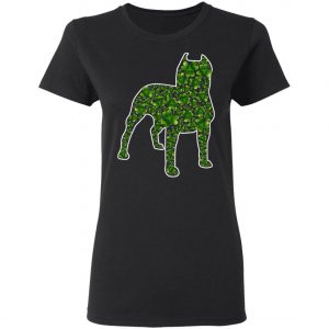St.Patricks Day Dog Lover Pitbull Shamrock T-Shirt, Hoodie, Long Sleeve