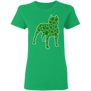 St.Patricks Day Dog Lover Pitbull Shamrock T-Shirt, Hoodie, Long Sleeve