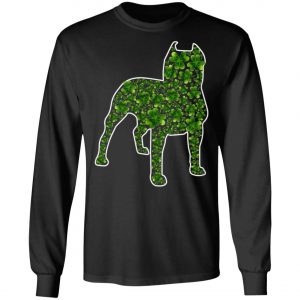 St.Patricks Day Dog Lover Pitbull Shamrock T-Shirt, Hoodie, Long Sleeve