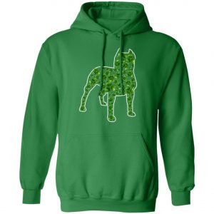 St.Patricks Day Dog Lover Pitbull Shamrock T-Shirt, Hoodie, Long Sleeve