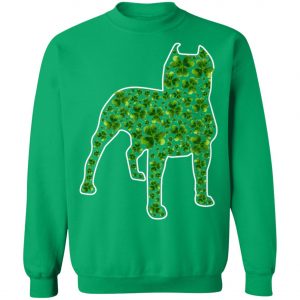 St.Patricks Day Dog Lover Pitbull Shamrock T-Shirt, Hoodie, Long Sleeve