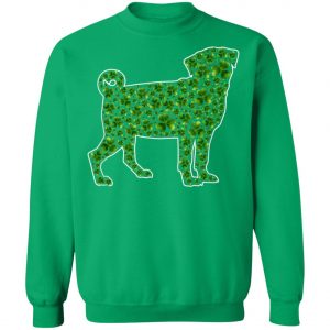 St.Patricks Day Dog Lover Pug Shamrock T-Shirt, Hoodie, Long Sleeve