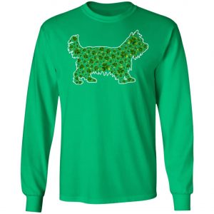 St.Patricks Day Dog Lover Funny Yorkshire Terrier Shamrock T-Shirt, Hoodie, Long Sleeve