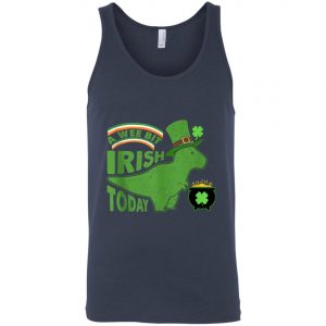 A Wee Bit Irish Today Dinosaur T-Rex St. Patricks Day Shirt, Tank Top