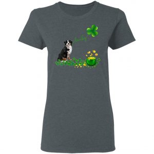 Womens Lucky Saint Bernese Mountain Dog Shamrock St Patricks Day T-Shirt, Hoodie, Long Sleeve