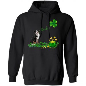 Womens Lucky Saint Bernese Mountain Dog Shamrock St Patricks Day T-Shirt, Hoodie, Long Sleeve
