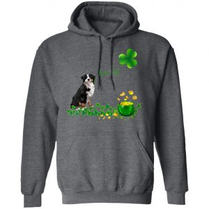 Womens Lucky Saint Bernese Mountain Dog Shamrock St Patricks Day T-Shirt, Hoodie, Long Sleeve
