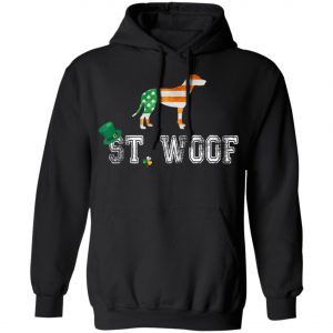St. Patricks Day Flag American St. Woof Dalmatian Dog T-Shirt, Hoodie, Long Sleeve