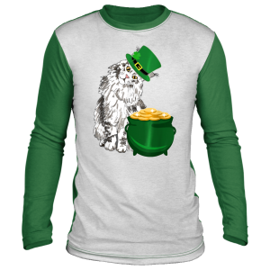 Lucky Maine Coon St Patricks Day T-Shirt, Long SLeeve, Hoodie