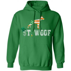 St. Patricks Day Flag American St. Woof Doberman Dog T-Shirt, Hoodie, Long Sleeve