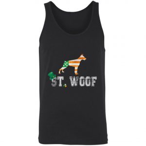 St. Patricks Day Flag American St. Woof Doberman Dog T-Shirt, Hoodie, Long Sleeve