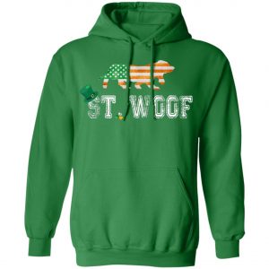 St. Patricks Day Flag American St. Woof Basset Hound Dog T-Shirt, Hoodie, Long Sleeve