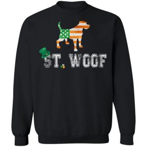 St. Patricks Day Flag American St. Woof Border Terrier Dog T-Shirt, Hoodie, Long Sleeve