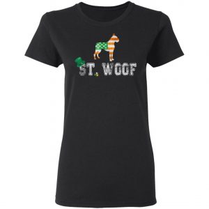 St. Patricks Day Flag American St. Woof Boxer Dog Lovers T-Shirt, Hoodie, Long Sleeve