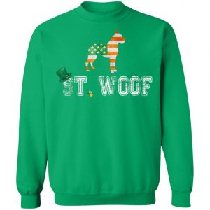 St. Patricks Day Flag American St. Woof Boxer Dog Lovers T-Shirt, Hoodie, Long Sleeve