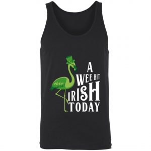 A Wee Bit Irish Today Flamingo St. Patricks Day Shirt, Long Sleeve