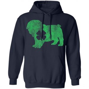 St. Patricks Day Dog Bulldog Shamrock Shirt, Hoodie, Long Sleeve