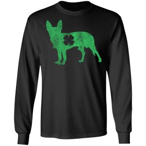 St. Patricks Day Dog Pet Chihuahua Irish Green Shamrock T-Shirt, Hoodie, Long Sleeve