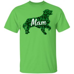 St Patrick Day Shamrock Irish Golden Retriever Dog Mam T-Shirt, Hoodie, Long Sleeve