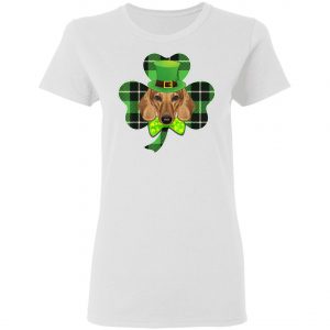 Shamrock Leprechaun Dachshund St Patricks Day T-Shirt, Hoodie, Long Sleeve