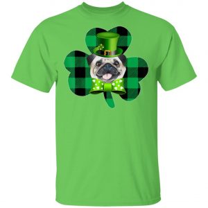 Shamrock Pug St Patricks day T-Shirt, Hoodie, Long Sleeve