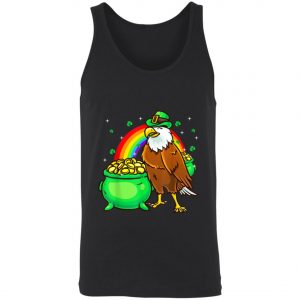 American Bald Eagle Leprechaun St Patricks Day T-Shirt, Long Sleeve