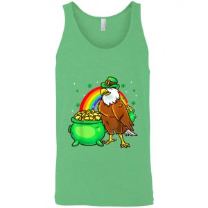 American Bald Eagle Leprechaun St Patricks Day T-Shirt, Long Sleeve