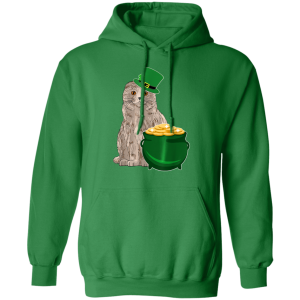 Lucky Scottish Fold St Patricks Day T-Shirt, Long Sleeve, Hoodie