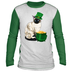 Lucky Siamese Cat St Patricks Day T-Shirt, Long Sleeve, Hoodie Lucky Siamese Cat St Patricks Day T-Shirt, Long Sleeve, Hoodie