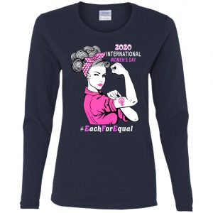 International Women’s Day 2020 Each For Equal TShirt, Long Sleeve