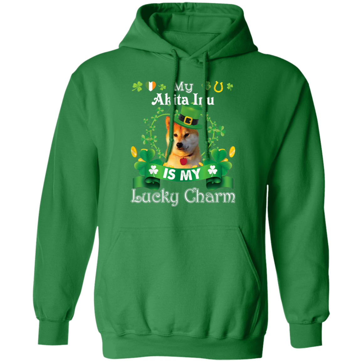 My Akita Inu Dog Is Lucky Charm Leprechaun St Patrick Day T-Shirt, Long Sleeve, Hoodie My Akita Inu Dog Is Lucky Charm Leprechaun St Patrick Day T-Shirt, Long Sleeve, Hoodie