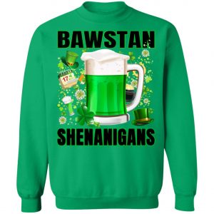 Boston Bawstan St Patricks Day 2020 Irish Parade Shamrock Beer T-Shirt, Long Sleeve, Hoodie