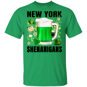 New York St Patrick Day 2020 Irish Parade Shamrock Beer T-Shirt, Long Sleeve, Hoodie