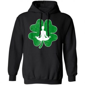 Yoga Shamrock Irish Saint Patricks Day Shirt, Long Sleeve