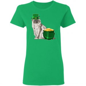 Lucky Birman Cat St Patricks Day T-Shirt, Long Sleeve, Hoodie