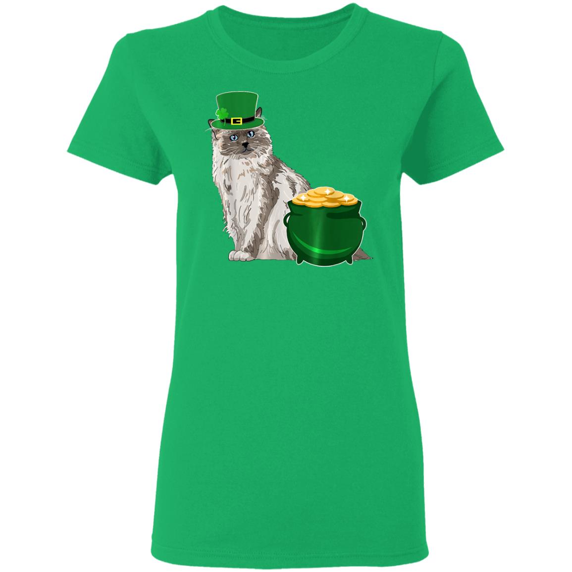 Lucky Birman Cat St Patricks Day T-Shirt, Long Sleeve, Hoodie Lucky Birman Cat St Patricks Day T-Shirt, Long Sleeve, Hoodie