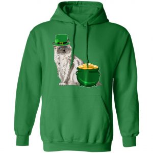 Lucky Birman Cat St Patricks Day T-Shirt, Long Sleeve, Hoodie
