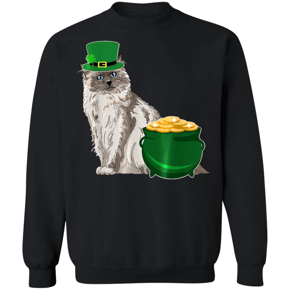 Lucky Birman Cat St Patricks Day T-Shirt, Long Sleeve, Hoodie Lucky Birman Cat St Patricks Day T-Shirt, Long Sleeve, Hoodie