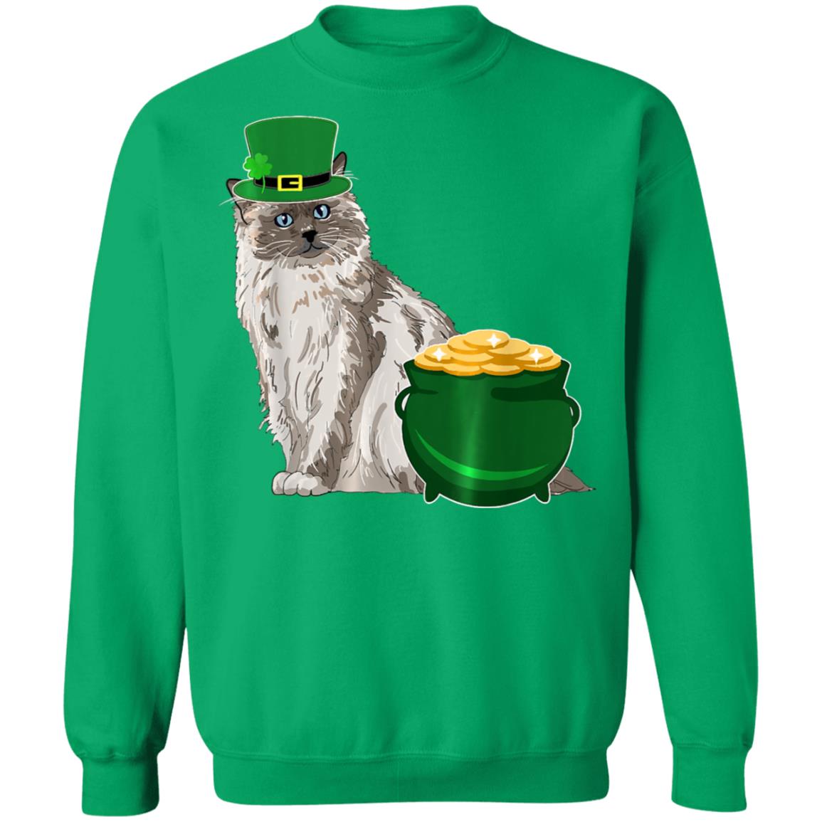 Lucky Birman Cat St Patricks Day T-Shirt, Long Sleeve, Hoodie Lucky Birman Cat St Patricks Day T-Shirt, Long Sleeve, Hoodie