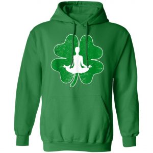 Yoga Shamrock Irish Saint Patricks Day Shirt, Long Sleeve