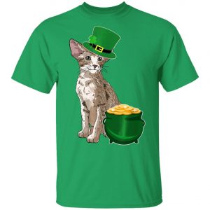 Lucky Oriental Cat St Patricks Day T-Shirt, Long Sleeve, Hoodie