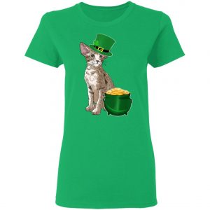 Lucky Oriental Cat St Patricks Day T-Shirt, Long Sleeve, Hoodie