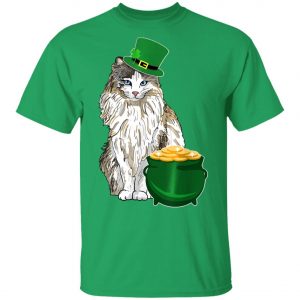 Lucky Ragdoll Cat St Patricks Day T-Shirt, Long Sleeve, Hoodie