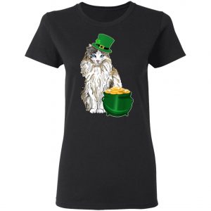 Lucky Ragdoll Cat St Patricks Day T-Shirt, Long Sleeve, Hoodie