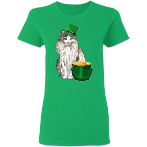 Lucky Ragdoll Cat St Patricks Day T-Shirt, Long Sleeve, Hoodie