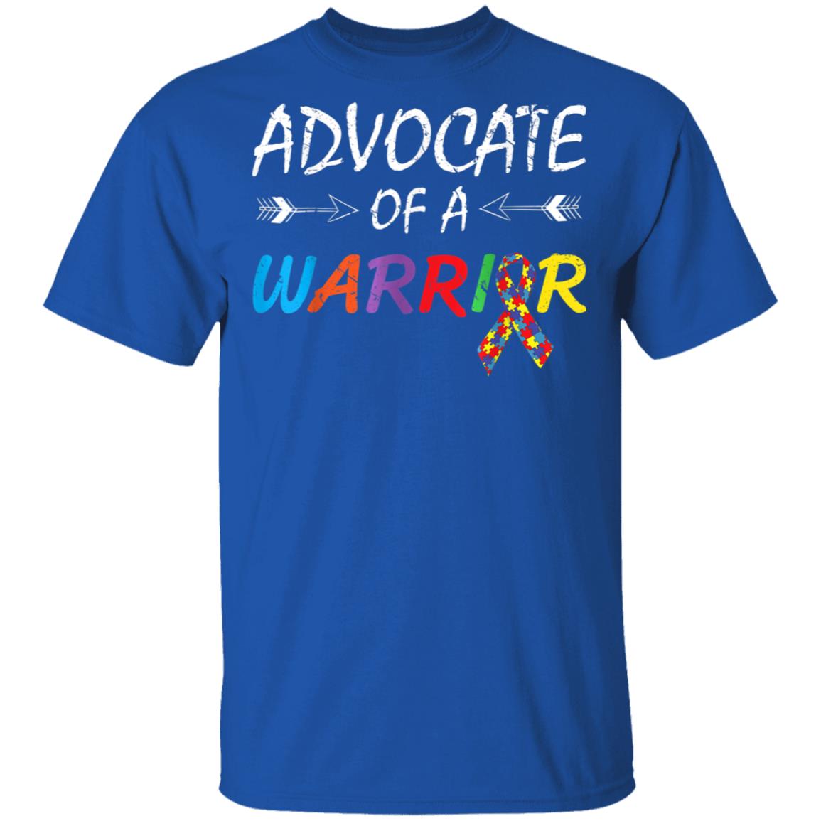 Advocate Of A Warrior Autism Awareness Puzzle Piece Ribbon T-Shirt, Long Sleeve, Hoodie Advocate Of A Warrior Autism Awareness Puzzle Piece Ribbon T-Shirt, Long Sleeve, Hoodie