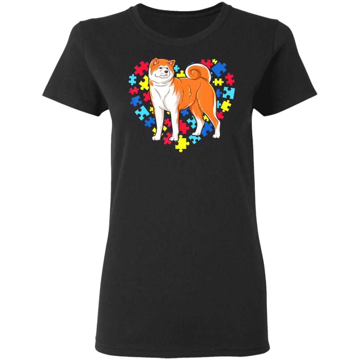 Autism Awareness akita Dog Heart T-Shirt, Long Sleeve, Hoodie Autism Awareness akita Dog Heart T-Shirt, Long Sleeve, Hoodie