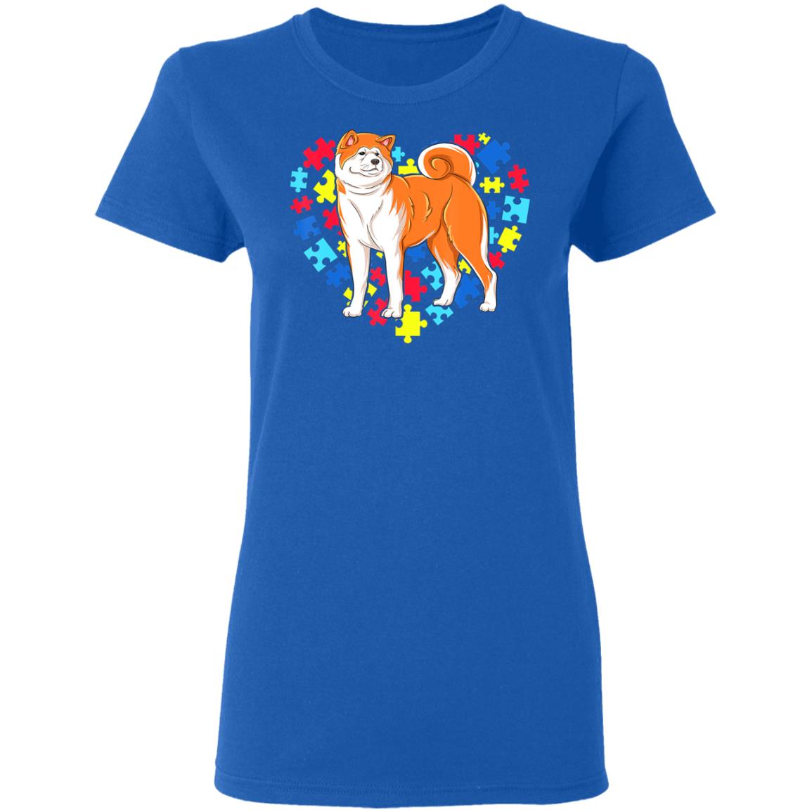 Autism Awareness akita Dog Heart T-Shirt, Long Sleeve, Hoodie Autism Awareness akita Dog Heart T-Shirt, Long Sleeve, Hoodie