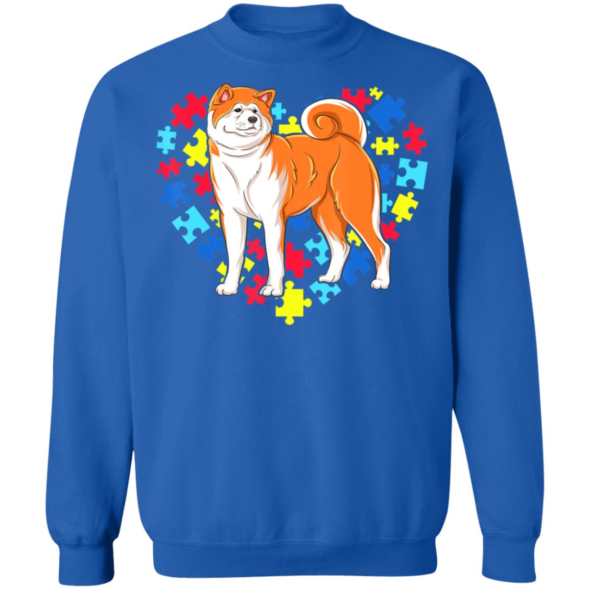Autism Awareness akita Dog Heart T-Shirt, Long Sleeve, Hoodie Autism Awareness akita Dog Heart T-Shirt, Long Sleeve, Hoodie