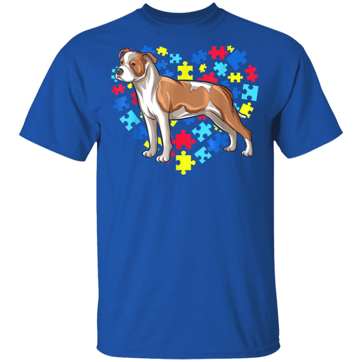 Autism Awareness American Staffordshire Terrier Dog Heart T-Shirt, Long Sleeve, Hoodie Autism Awareness American Staffordshire Terrier Dog Heart T-Shirt, Long Sleeve, Hoodie